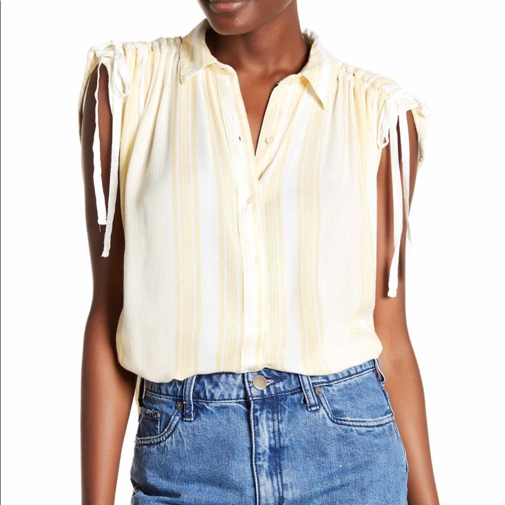 Free People Baby Blues Shirt